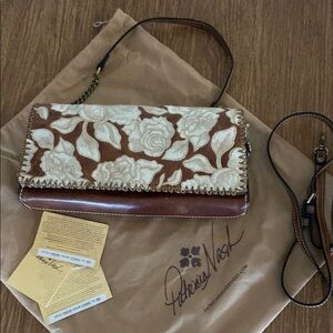 PATRICIA NASH CASALI NATURAL VINTAGE BAG WITH DUST BAG AND ORIGINAL TAGS